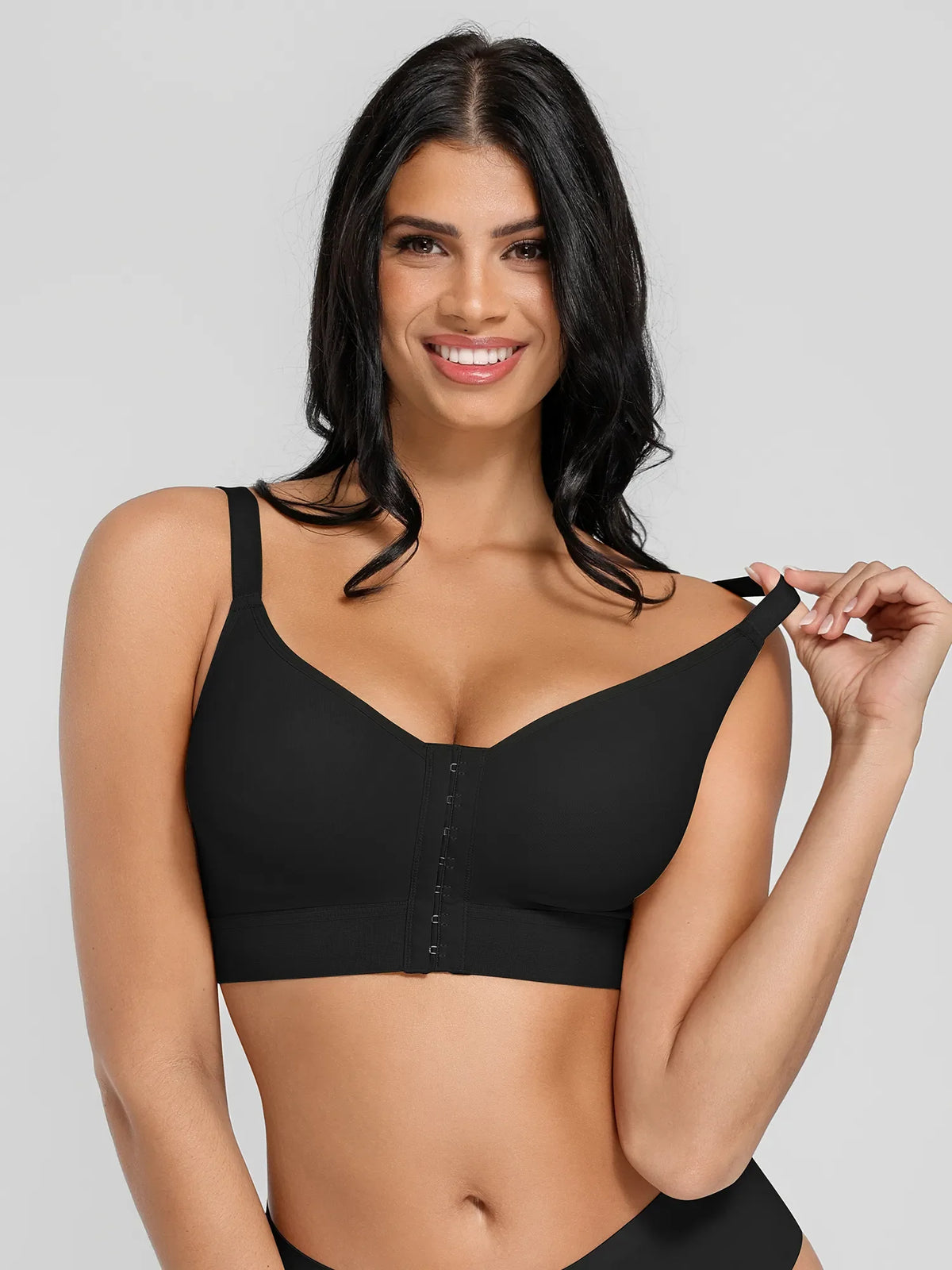Front-Closure Support Soft Bra