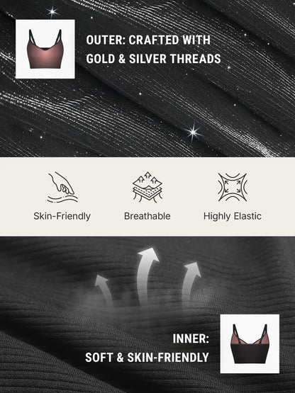 Invisible Shimmer Wireless Comfort Bra & Panty
