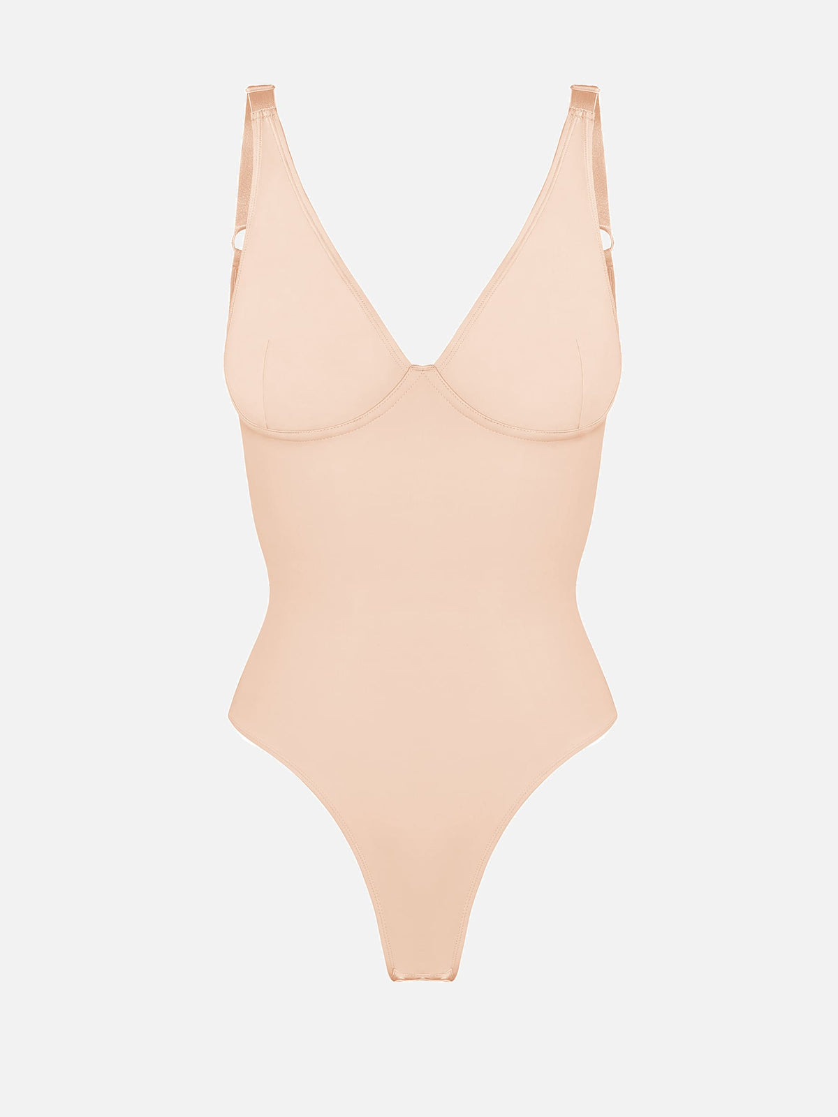 V-Neck Tummy Control Bodysuit