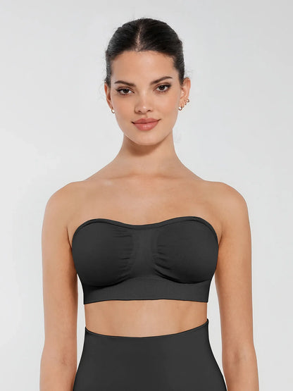 Seamless Anti-Slip Bandeau Bra