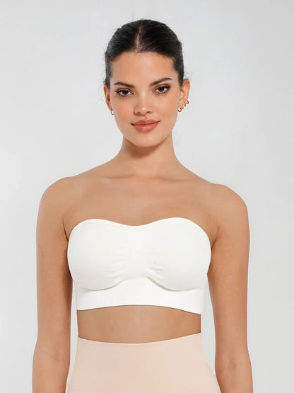 Seamless Anti-Slip Bandeau Bra