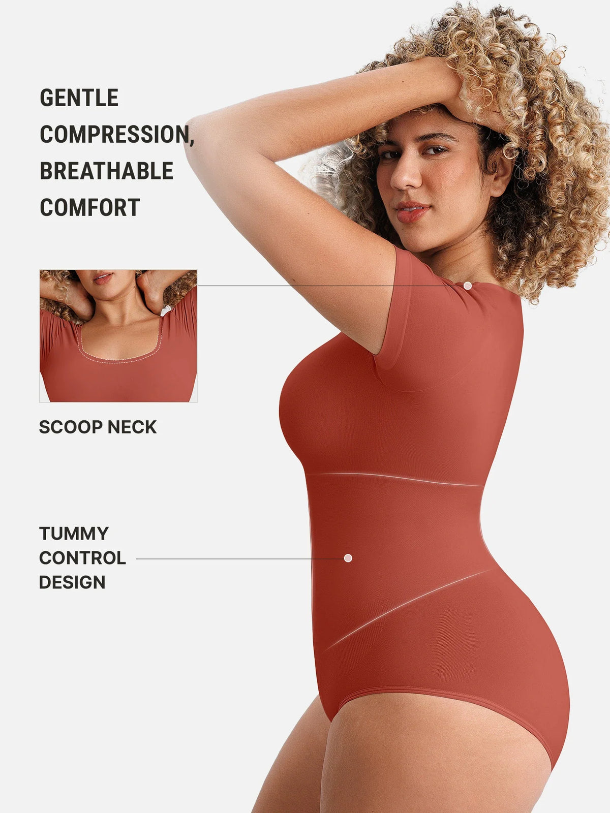 Scoop Neck Buttery Seamless Bodysuit