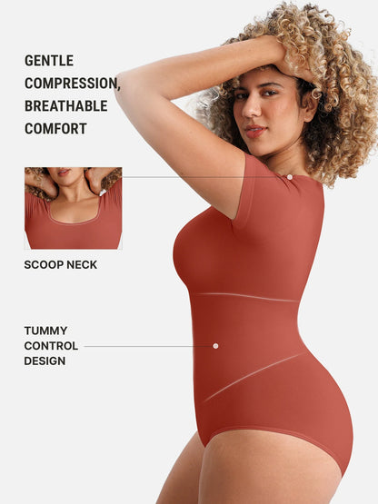 Scoop Neck Buttery Seamless Bodysuit