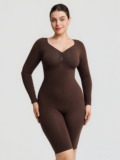 Seamless Long Sleeve Everyday Bodysuit